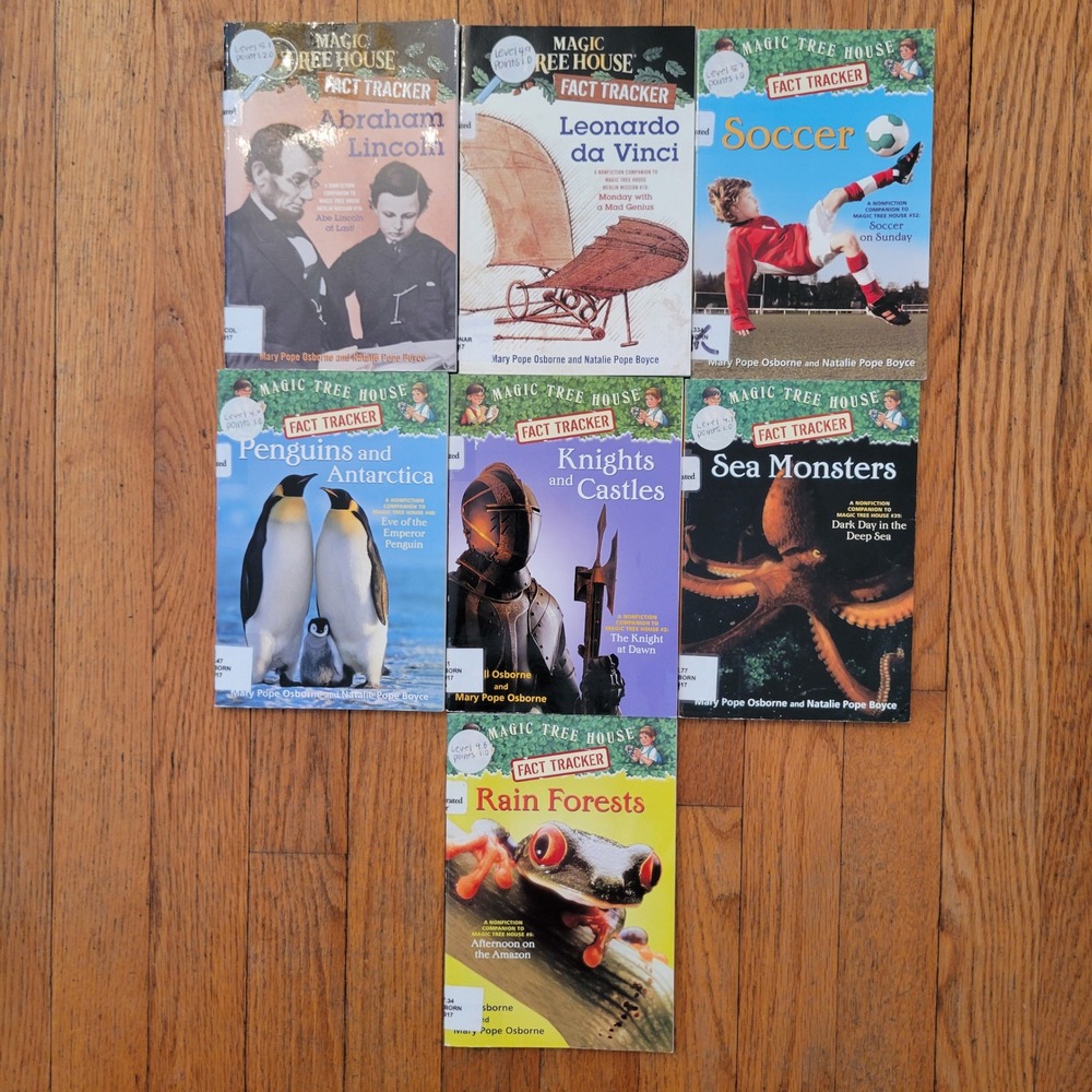 Magic Tree House 7 Fact Tracker Books Home School Teacher Learning Educational